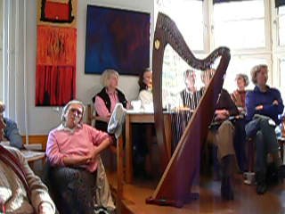 kleines Harfenkonzert auf der keltischen Harfe